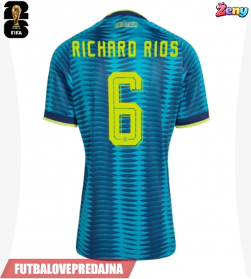 Lacne Ženy Futbalové dres Kolumbia Richard Rios #6 MS 2026 Krátky Rukáv - Preč